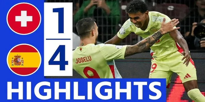 UEFA Nations League Spanyol Sukses Menghajar Swiss 4-1