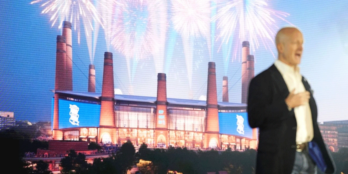 Birmingham City Rencanakan Stadion Megah 62.000 Kursi dengan Dukungan Tom Brady